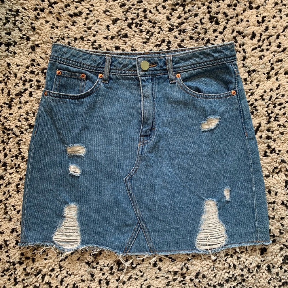 H&M Blue Denim Skirt
